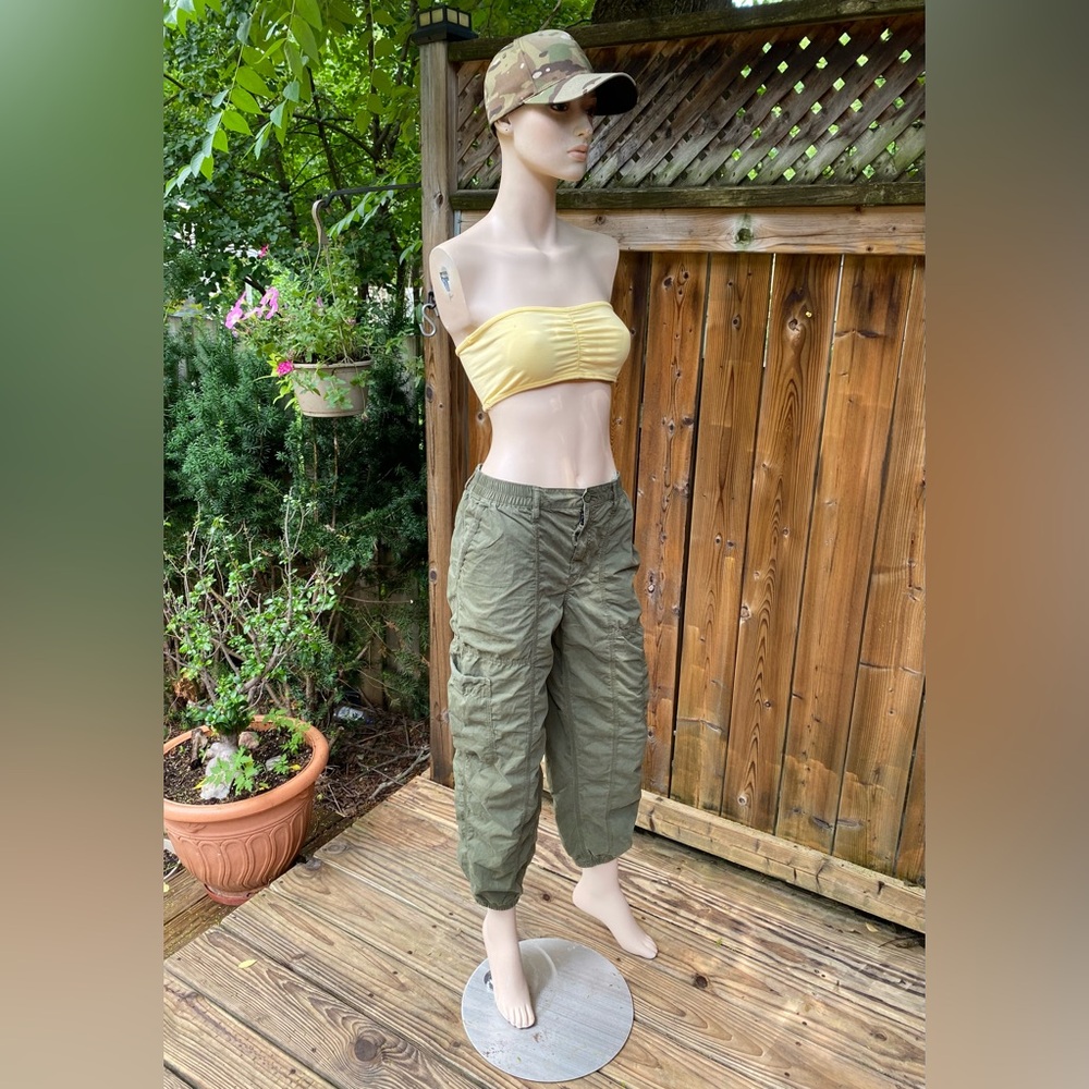 Dark Green Cargo Pants